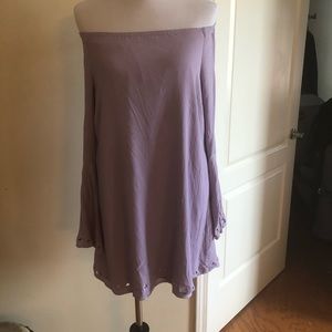 Honey Punch Lilac off the shoulder Tunic / Dress